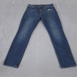 Lucky Brand Jeans Men 34x30 Blue 100 Skinny Leg Denim Stretch Comfort Classic